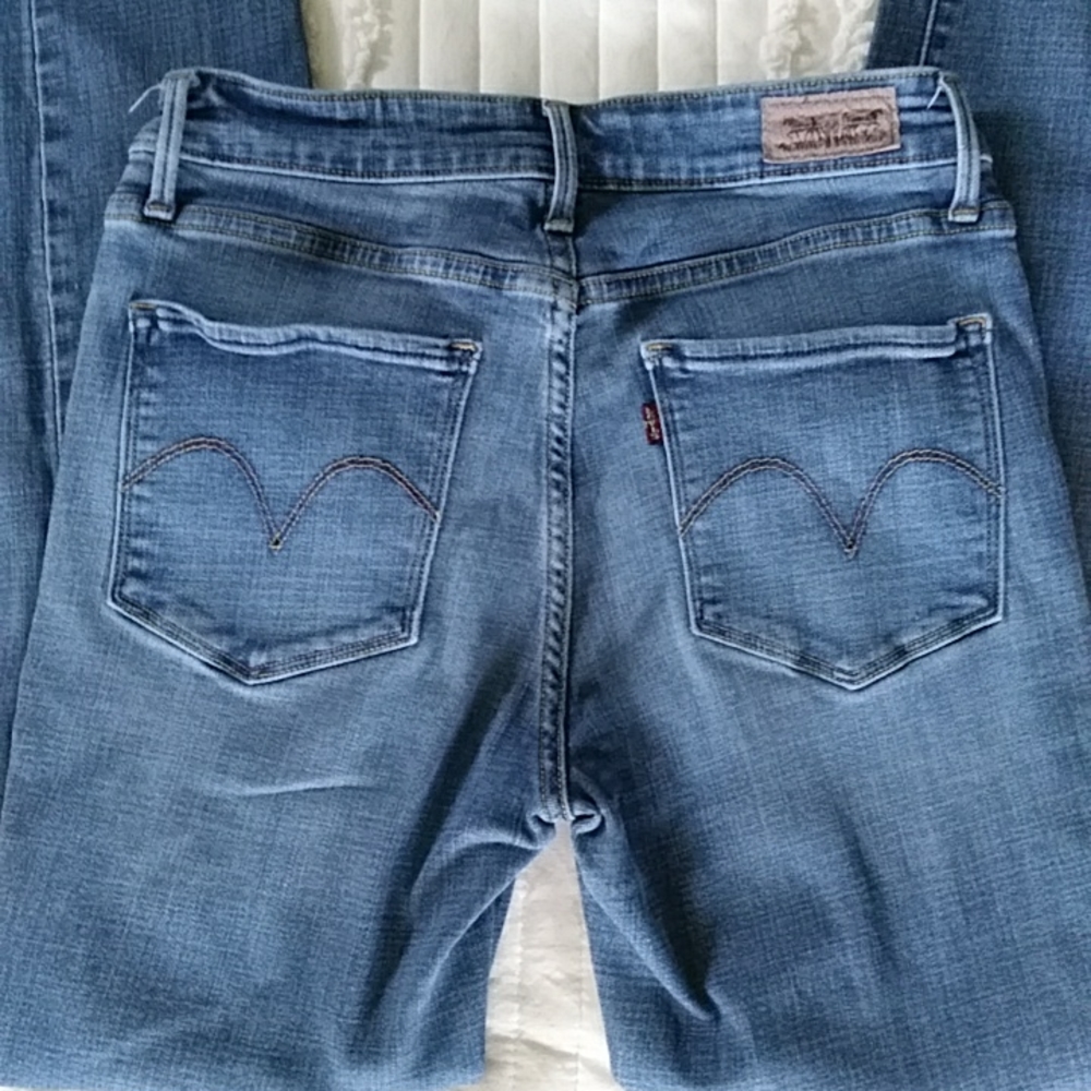 Levi's Mid-Rise Skinny Jeans Blue 6M - Picture 8 of 16